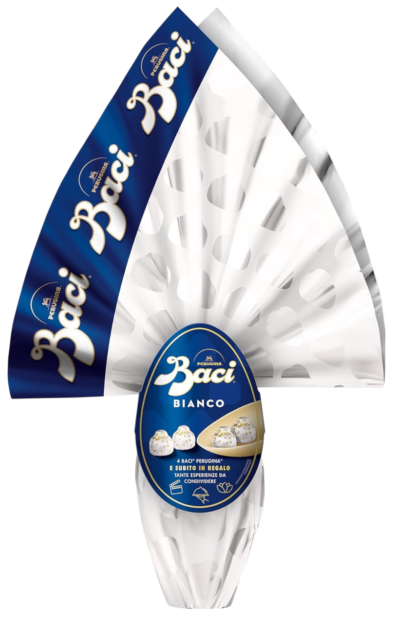 baci perugina uovo di pasqua al cioccolato bianco baci perugina 265 gr. - foto 1