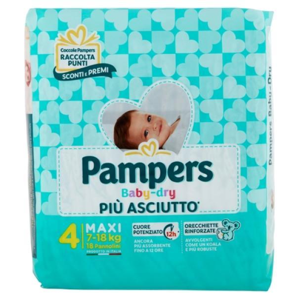 Pannolini Baby Dry Maxi Taglia 4 Pampers