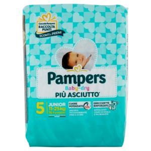 Pannolini baby dry junior taglia 5