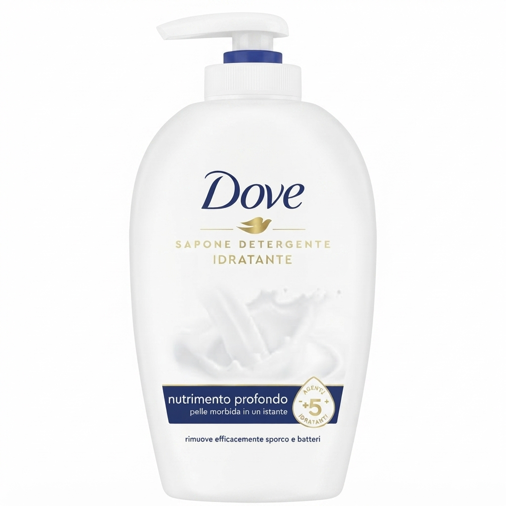 sapone, sapone-liquido, detergente, idratante, nutriente, igiene, cura-persona, benessere, spesaonline, 250 ML, SAPONE 250 ML, bonta, efficacia, qualita, piacere, cura, freschezza, 250 ML dove sapone liquido detergente idratante nutritivo dove 250 ml - foto 1