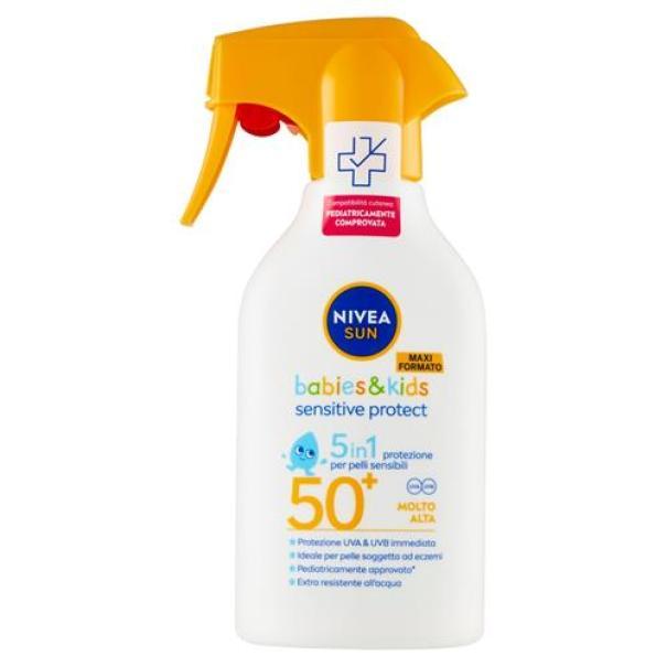 Spray Solare Bambini Kids Sensitive Protect FP50+ Nivea Sun 270 ml