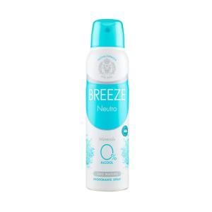 Deodorante spray neutro 0% alcool zero macchie  150 ml.