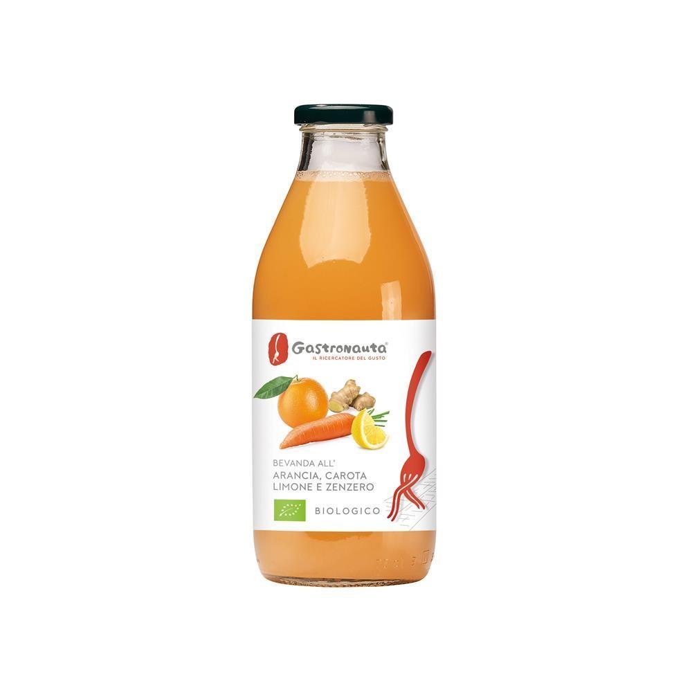 gastronauta bevanda biologica all'arancia, carota, limone e zenzero gastronauta 75 ml. - foto 1