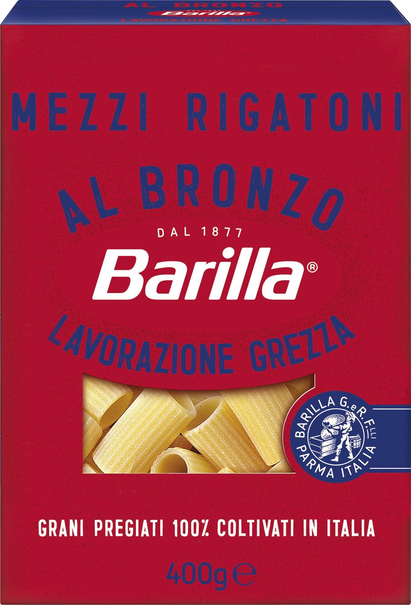 barilla mezzi rigatoni pasta di semola di grano duro barilla 240 gr - foto 1