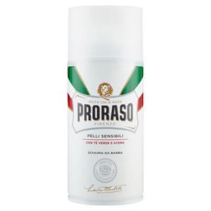 Schiuma da barba pelli sensibili the verde e avena white