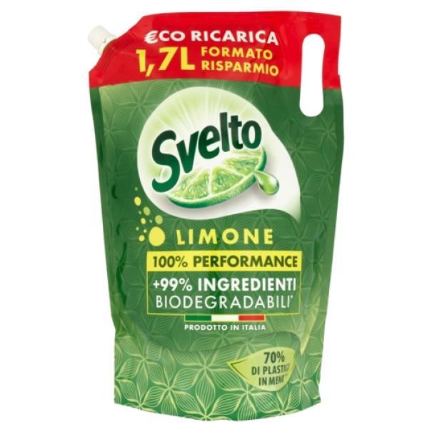 Detersivo Piatti a Mano Limone Ecoricarica Svelto 1,7 L