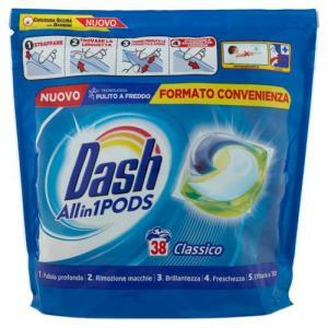 Detersivo in capsule pods all in 1 classico formato convenienza