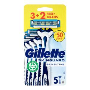 Rasoio usa e getta skinguard sensitive  3 + 2 pz