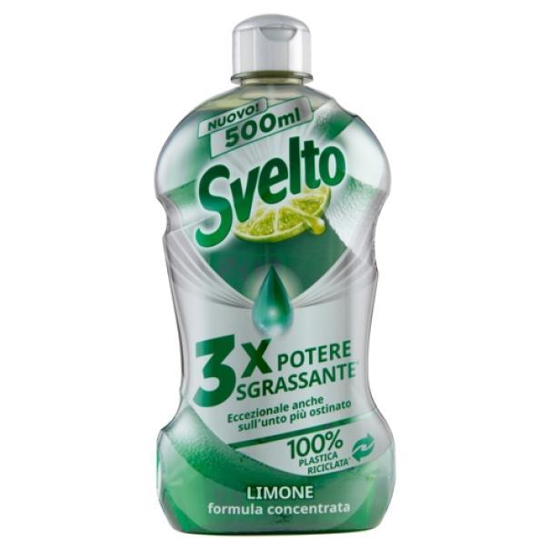Detersivo Piatti a Mano Gel Attivo Concentrato Limone Svelto 500 ml