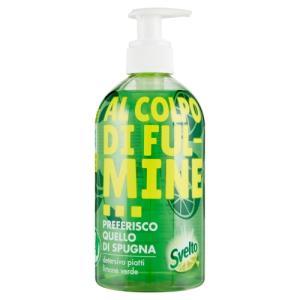 Detersivo piatti concentrato limone verde con erogatore  450 ml