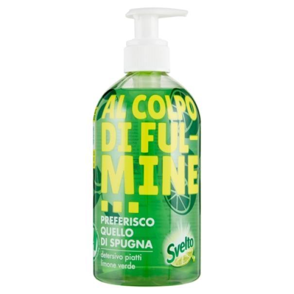 Detersivo Piatti Concentrato Limone Verde con Erogatore Svelto 450 ml