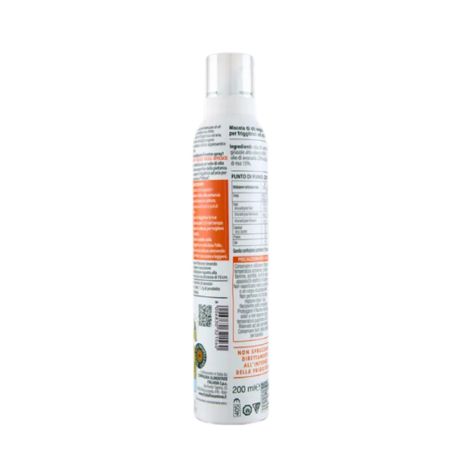 fratelli mantova olio di riso & avocado spray per friggitrici ad aria fratelli mantova friggi leggero 200 ml. - foto 2