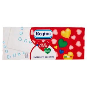 Fazzoletti di carta decorati 4 veli  di cuori 10 pacchetti