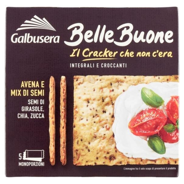Belle Buone Cracker Avena e Mix di Semi Galbusera Belle Buone Cracker Avena e Mix di Semi Galbusera