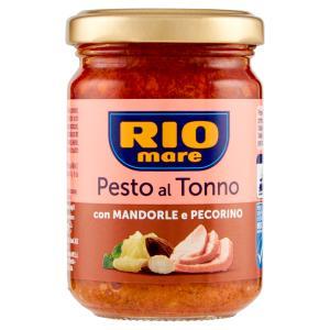 Pesto tonno, mandorle & pecorino  130 g – crema gourmet pronta da gustare