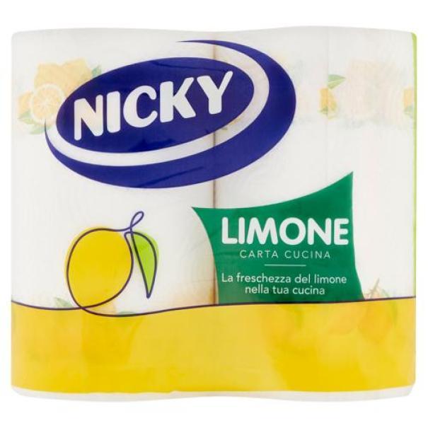 Carta Asciugatutto Profumata al Limone Nicky Carta Asciugatutto Profumata al Limone Nicky