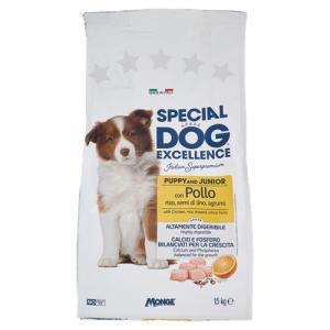 Crocchette per cuccioli di cane con pollo  excellence 1,5 kg