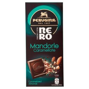 Tavoletta nero fondente con mandorle caramellate