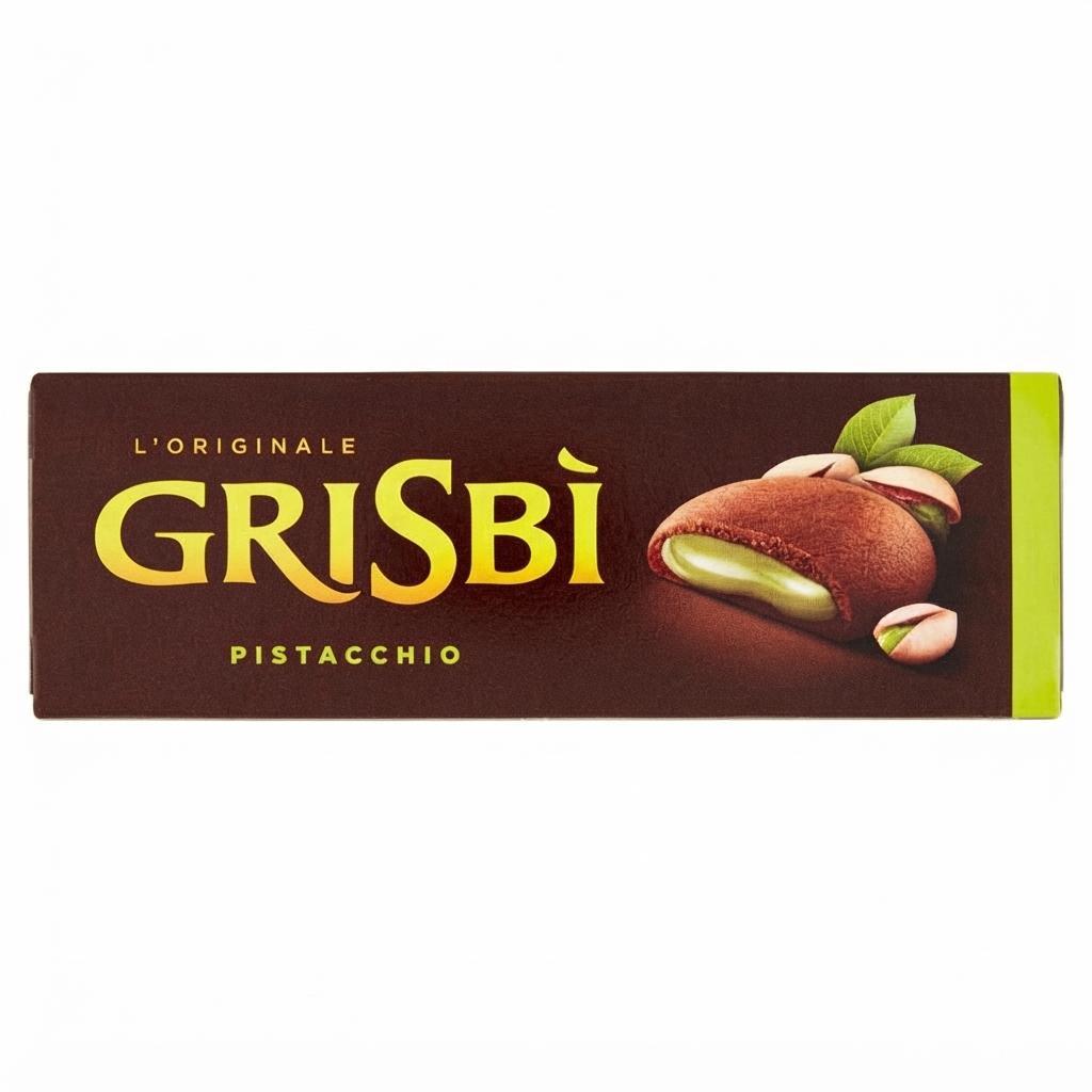 grisbi biscotti frolli ripieni di crema al pistacchio grisbì matilde vicenzi 135 gr - foto 1
