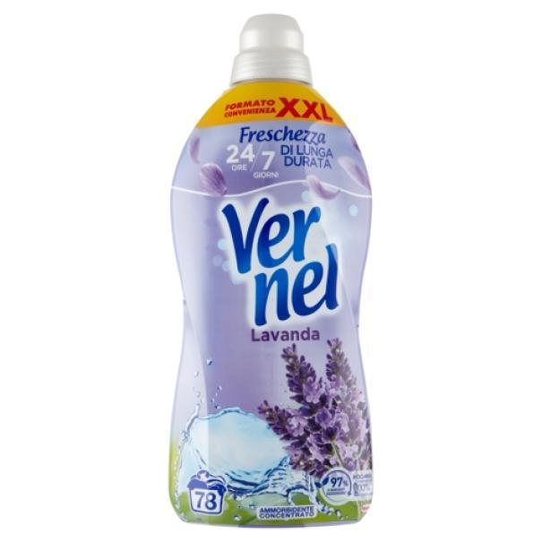 Ammorbidente Concentrato per Bucato Lavanda 78 Lavaggi Vernel 1,95 L Ammorbidente Concentrato per Bucato Lavanda 78 Lavaggi Vernel 1,95 L