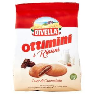 Biscotti frollini ripieni al cioccolato ottimini 300 gr