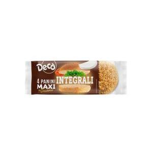 Panini maxi burger integrali 300 gr decò