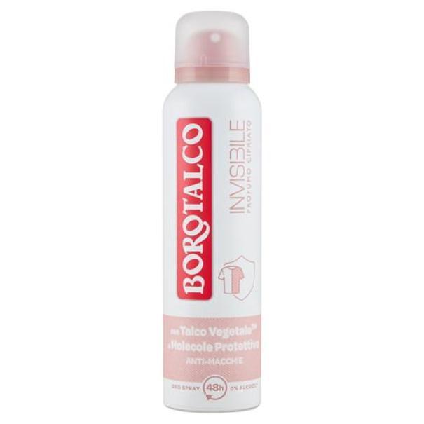 borotalco deodorante spray invisible profumo cipriato borotalco - foto 1