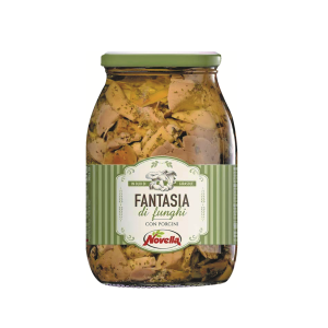 Conserva sottolio misto funghi porcini  980 gr.