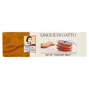 Pasticceria delicata lingue di gatto vicenzi 100 gr.