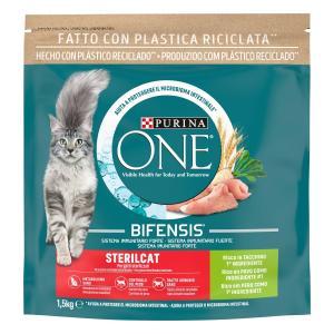 Cibo secco per gatti sterilizzati turkey and wheat  1,5 kg