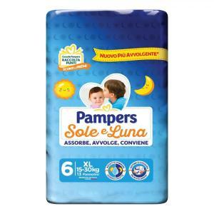 Pannolini  sole e luna maxi 17 pz.