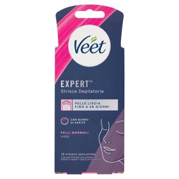 Strisce Depilatorie Viso Expert Pelli Normali Veet Strisce Depilatorie Viso Expert Pelli Normali Veet