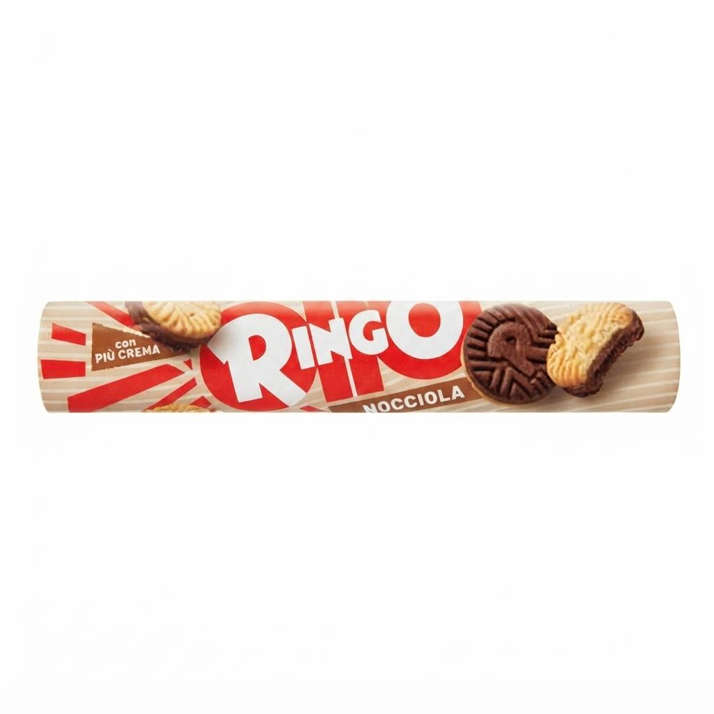 pavesi biscotti ringo cacao con crema alla nocciola pavesi tubo 165 gr - foto 1