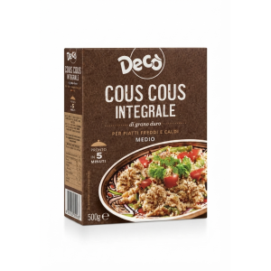 Cous cous integrale 500 gr decò