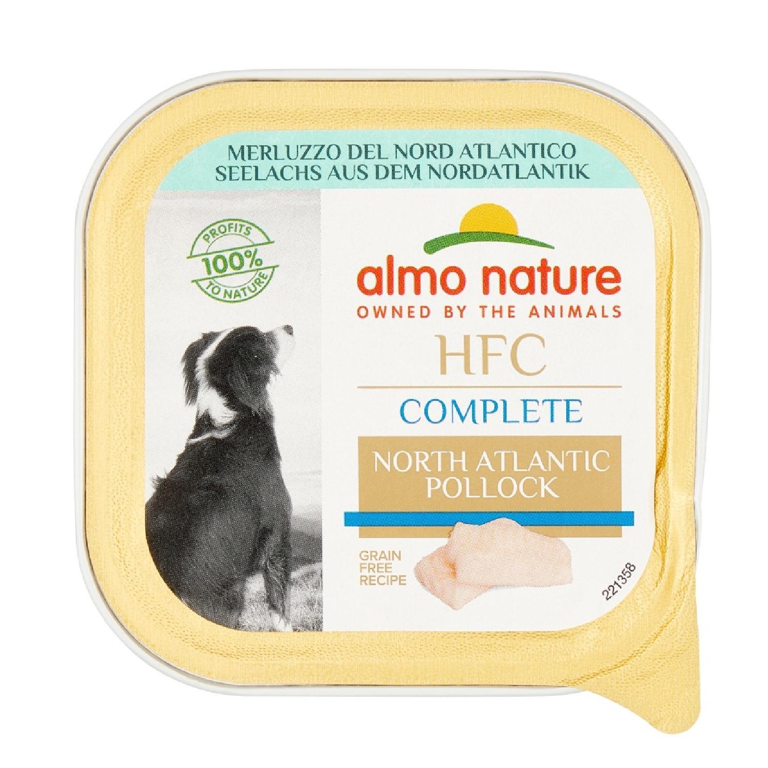 almo nature alimento umido e secco con merluzzo del nord atlantico complete almo nature hfc 85 gr. - foto 1