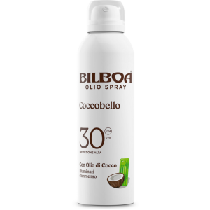 Protezione solare olio spray con olio di cocco spf 30  150 ml