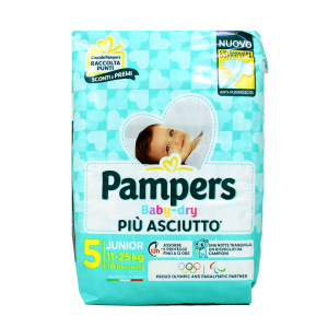 Pannolini junior baby dry  16 pz