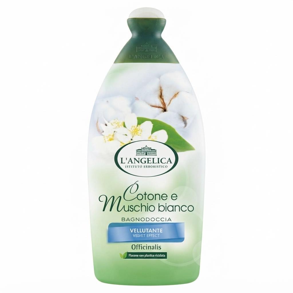 l bagnoschiuma muschio bianco l'angelica 500 ml - foto 1 l bagnoschiuma muschio bianco l'angelica 500 ml - foto 1