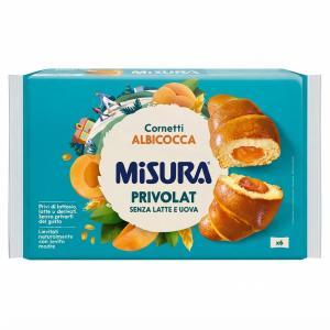 Cornetti integrali all'albicocca senza zuccheri aggiunti  298g
