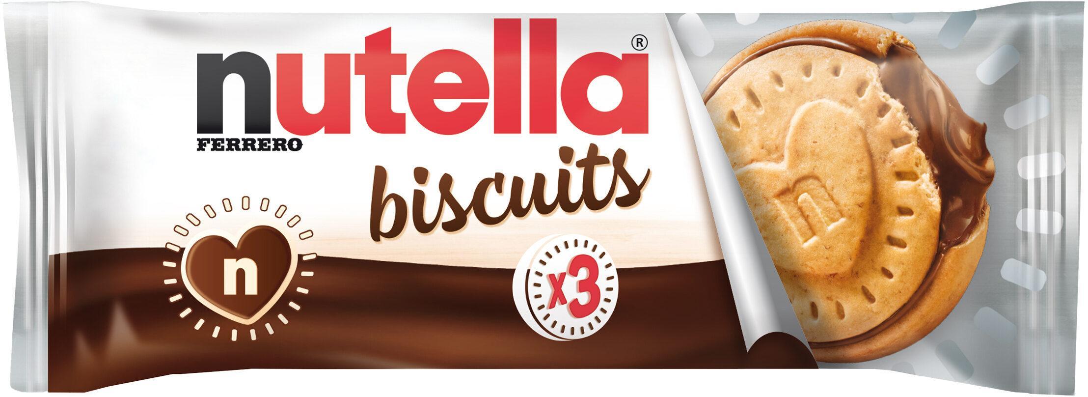 nutella biscotti nutella biscuits ferrero con cuore cremoso 41g - foto 1 nutella biscotti nutella biscuits ferrero con cuore cremoso 41g - foto 1