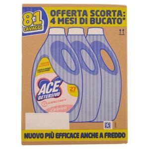 Detersivo liquido per bucato igienizzante per colorati  3 x 27 lavaggi