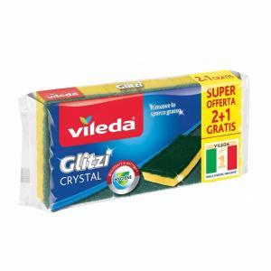 Spugna abrasiva glitzi verde 2+1 pz