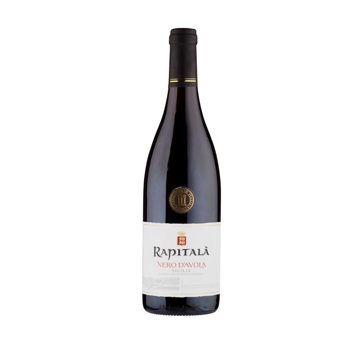 rapitala vino rosso nero d'avola doc rapitala 750ml - foto 1 rapitala vino rosso nero d'avola doc rapitala 750ml - foto 1