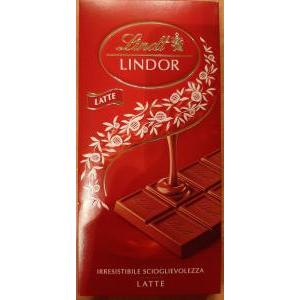 Tavoletta di cioccolato al latte  lindor 100gr