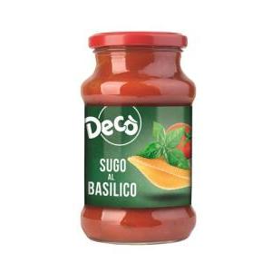 Sugo al basilico 400 gr decò