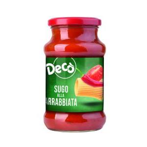 Sugo pronto all'arrabbiata 400 gr decò