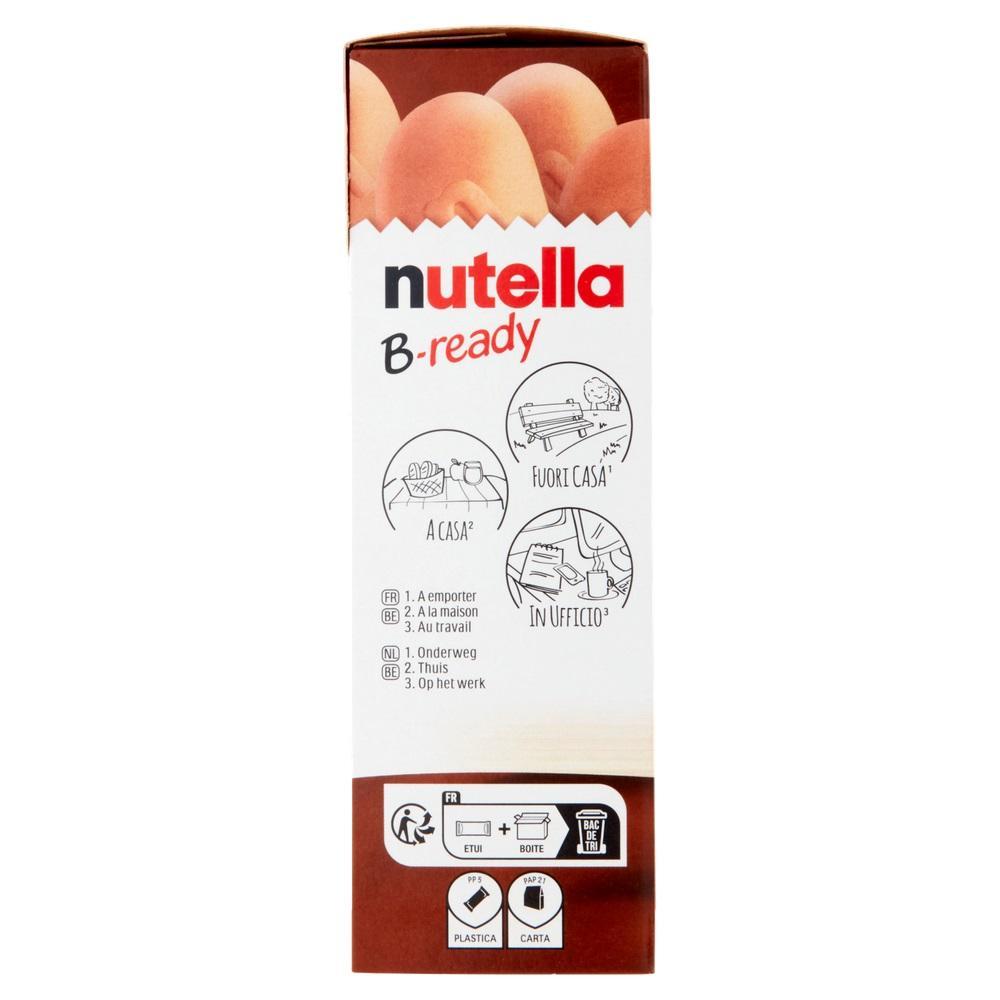 nutella merendina wafer farcita nutella b-ready ferrero 10 pezzi 220g - foto 3