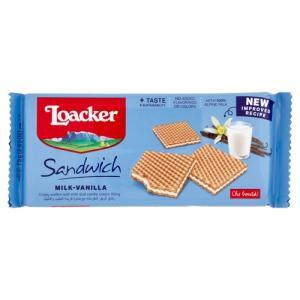 Sandwich milk vanilla wafer