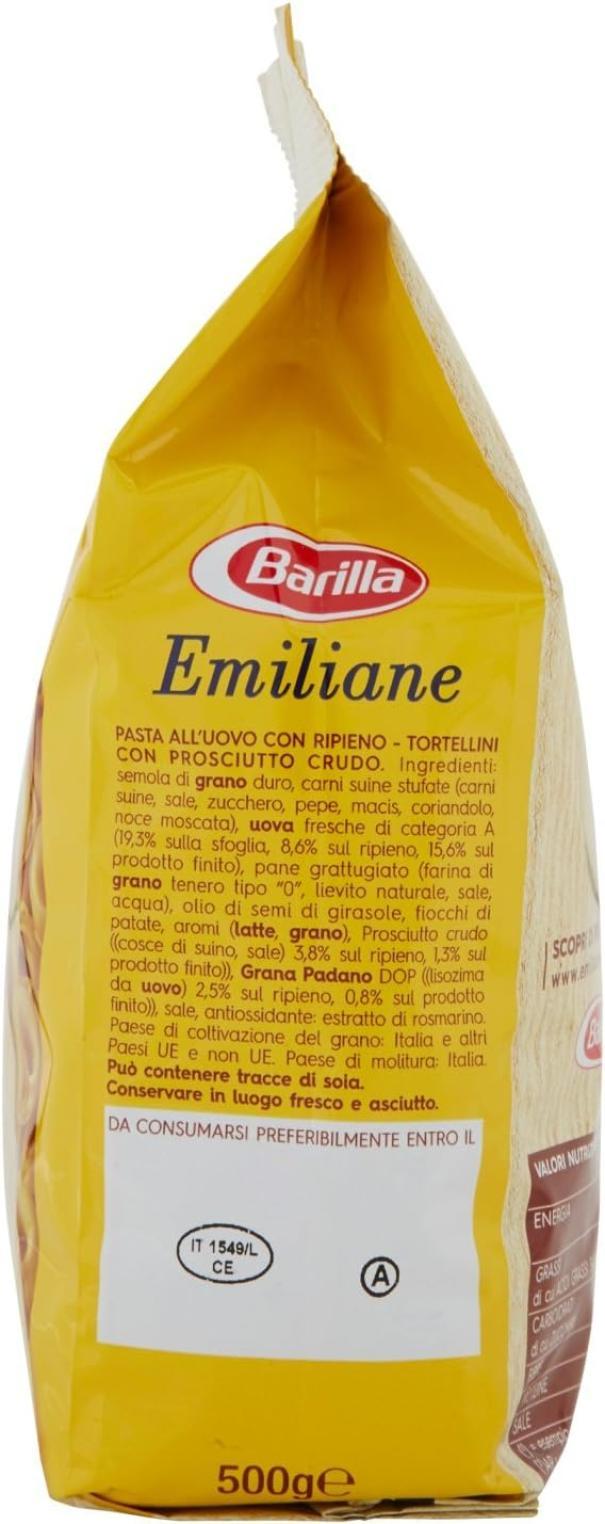 barilla tortellini al prosciutto crudo barilla 500 gr - foto 4