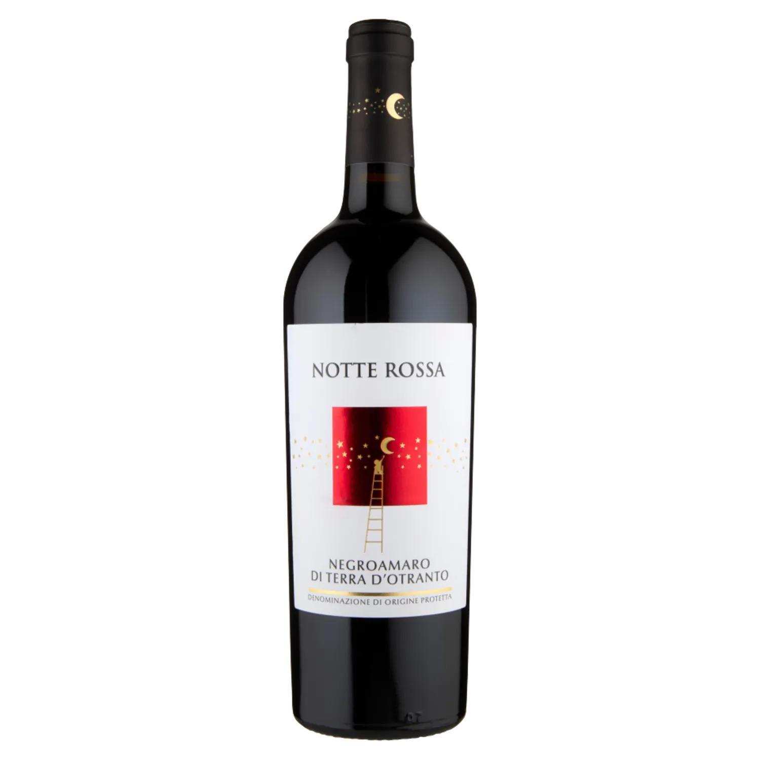 notte rossa vino rosso negramaro di terra d'otranto notte rossa 75 cl. - foto 1